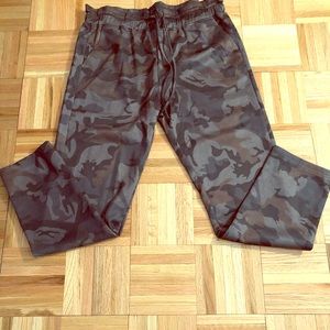 Camo Tie Waist Pants